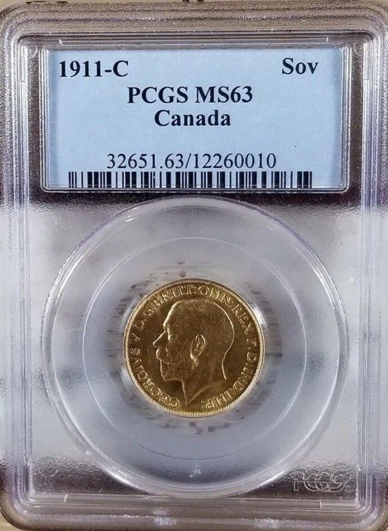 1911 Gold Canada Coin