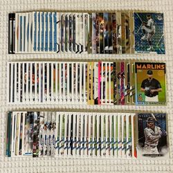 Miami Marlins 100 Card Baseball Lot!
