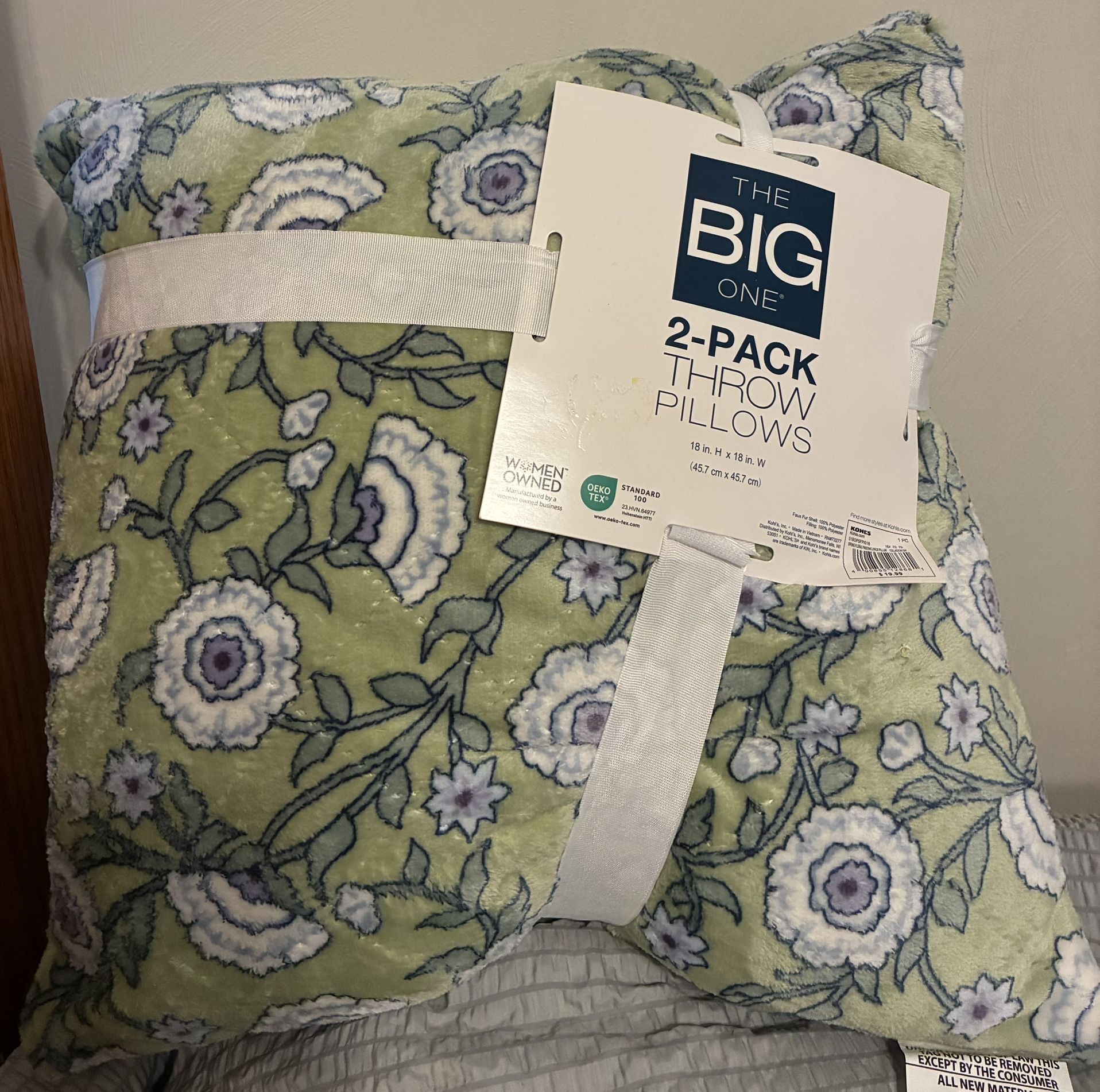 Throw Pillows- 2 Piece Set