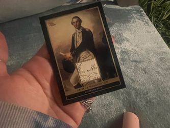 George Washington Authentic Relic Trading Card