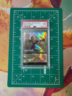 2024 DISNEY LORCANA EN 3-INTO THE INKLANDS #220 MICKEY MOUSE - TRUMPETER PSA 9