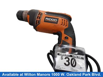 Ridgid R7001 Orange Corded Standard Drill