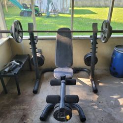 Weight Bench With Squat Rack