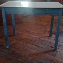 Vintage Enamel Table