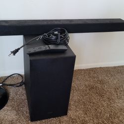 Samsung Soundbar And Subwoofer
