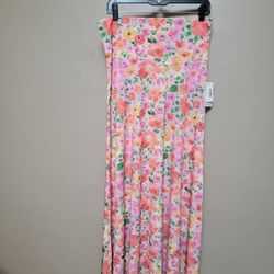 LuLaRoe Maxi Women's High waisted Skirt 