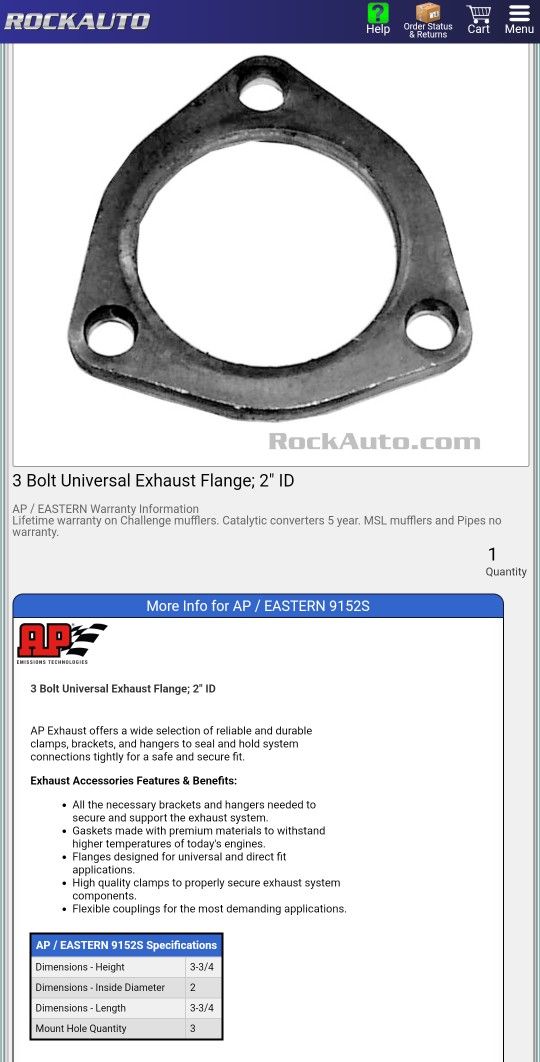 Steel Flange 2" ID