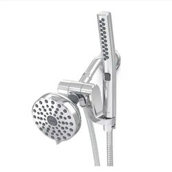 Waterpik
12-spray 5 in. High PressureDual Shower Head and Handheld Shower Head in Chrome