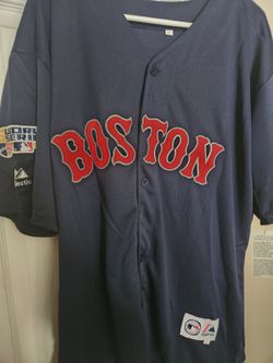 Dustin Pedroia 2013 Boston Red Sox World Series Men's Jersey (XL)