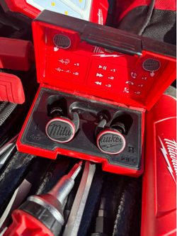 Milwaukee jobsite earbuds