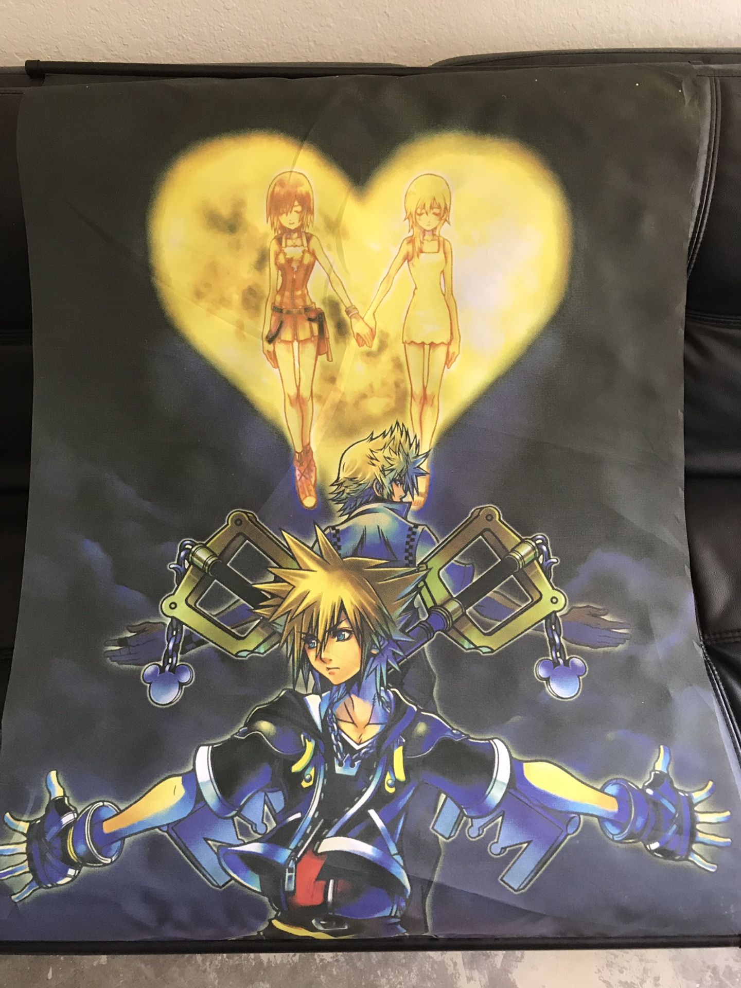 Kingdom Hearts wall scroll