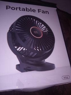 Portable fan brand new in box for $10