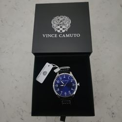 Vince Camuto Black Leather Watch ⌚️ 