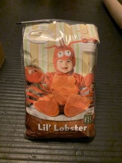 Lil Lobster Costume 18months- 2T (Incharacter Brand)