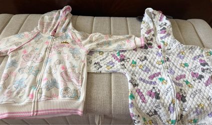 Set of Disney Hoodies girls size 5