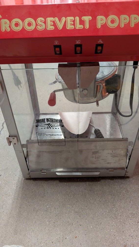 Roosevelt Popcorn Machine
