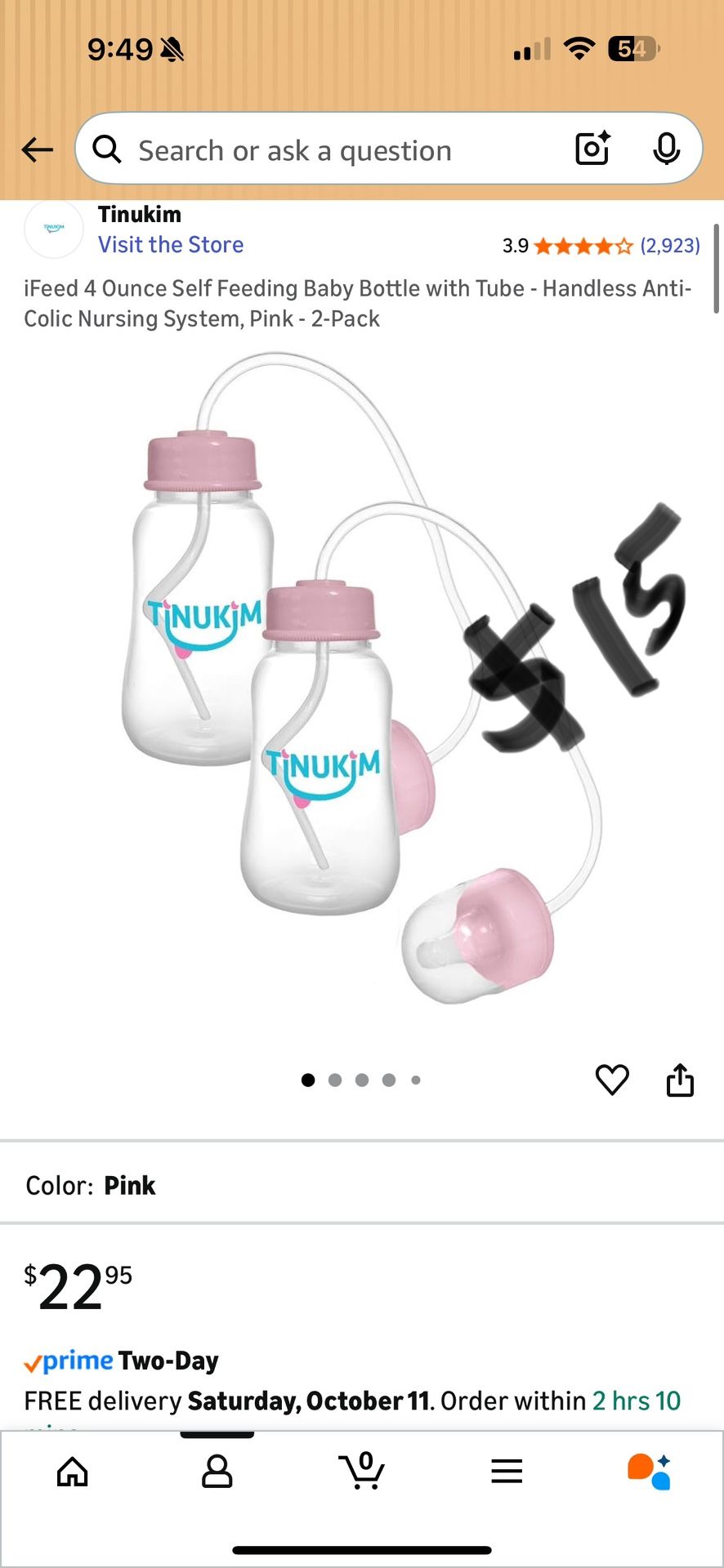 Self Feeding Bottles