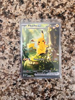 Pikachu ex Pokémon Card 276/217 Full Art