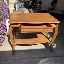 Antique Golden Oak Table