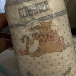 Huggies Diapers ( 58 Size 2) Pampers (18 Size 1)