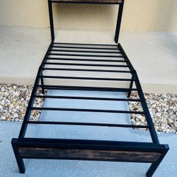 NEW Twin Bed Frame w/ Storage Headboard Instructions & Hardware Included to Attach Headboard $75 FIRM 