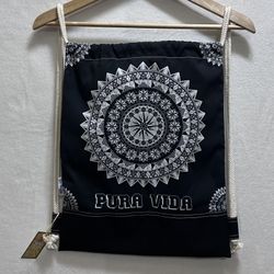 Freakflops Pura Vida Black Boho Sachet Bag Waterproof Costa Rica Pool Beach NWT