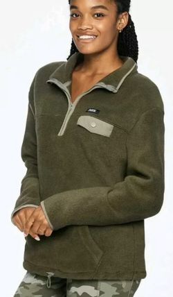 New Victoria’s Secret pink oversized large Polar fleece pullover ❤️