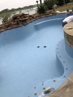 Pool plastering