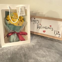 Valentine’s gifts (Soap flower bouquet)