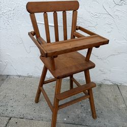 Antique Baby/doll High chair