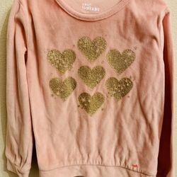 Fleece Pink Top Girl Size 6
