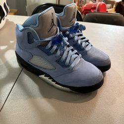 Jordan UNC 5 Shoe Size 9.5 Wow! Beautiful Shoe! 🔥