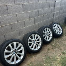 OEM BMW 528i Wheels & Bridgestone Tires (Set of 4) – TPMS Included