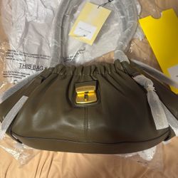 MARC JACOBS CRISTINA SATCHEL Green Size Medium 