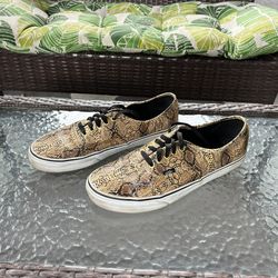 Vans Snakeskin Authentic Shoe - Size 12