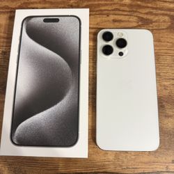 iPhone 15 Pro Max 256GB White Titanium Unlocked