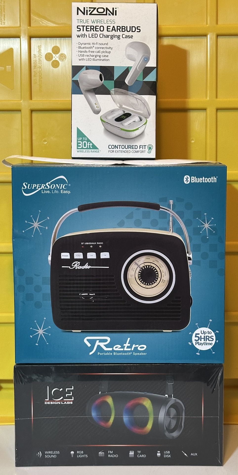 New Bluetooth Speakers and Earbuds