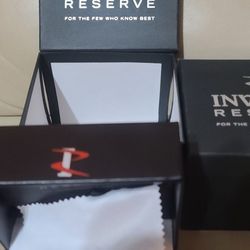 Invicta And Invicta Reserve Watch Boxes