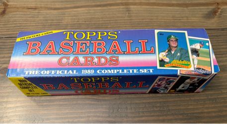 ⚾️ 1989 Topps Baseball Cards Complete Set – Original Box – 792 Card Set