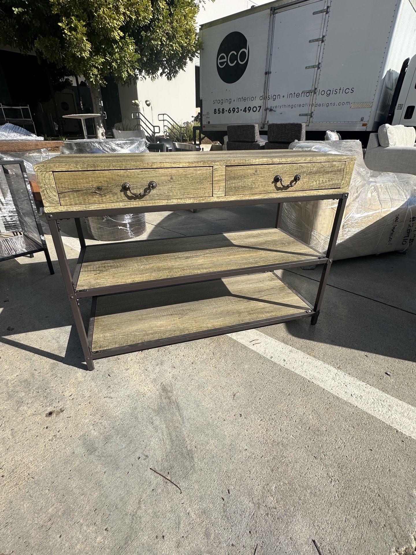 Elegant Wooden Console