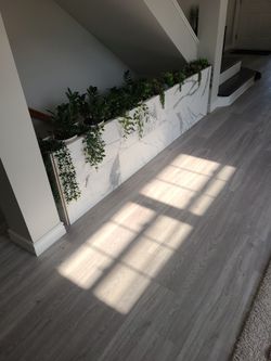 Custom Calcutta Gold Marble Planter