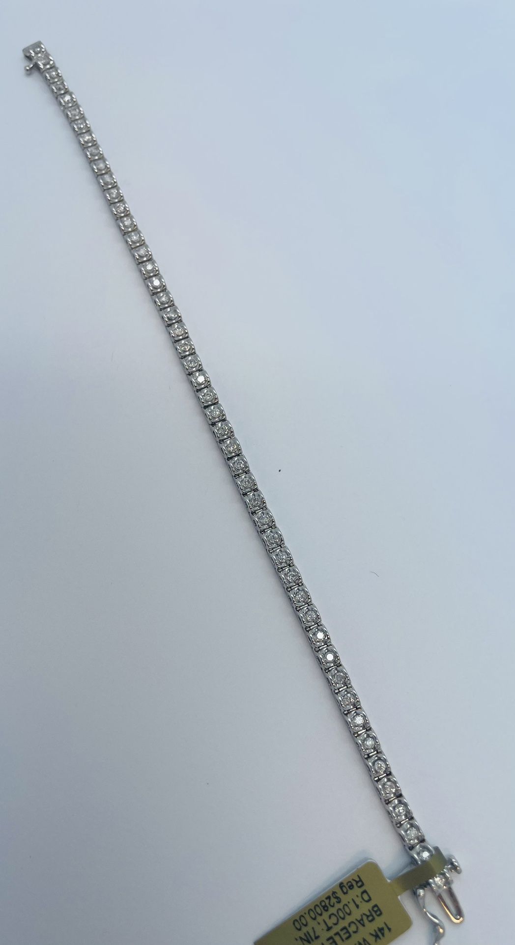 14K Gold New. W/ Dia Bracelet