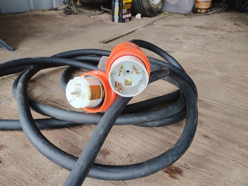 25' Heavy Duty Line For Generator To House Or Camper