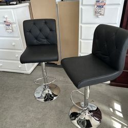 Set Of 2 Bar Chairs 