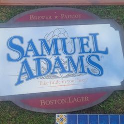 Samuel Adams Bar Mirror