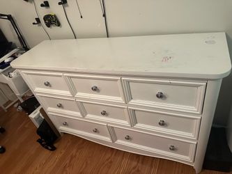 White dresser