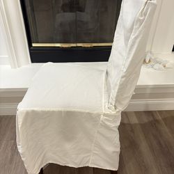 6 cloth country farmhouse chair covers - Simi Valley