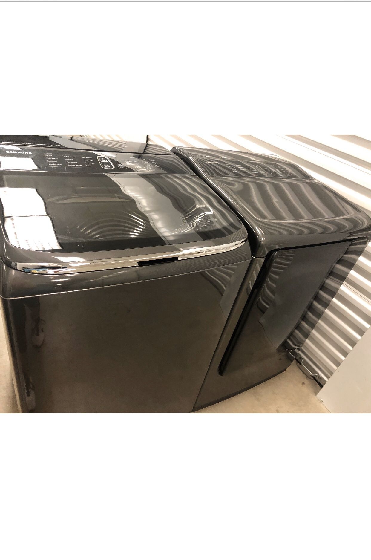 SAMSUNG WASHER AND ELECTRIC STEAM DRYER