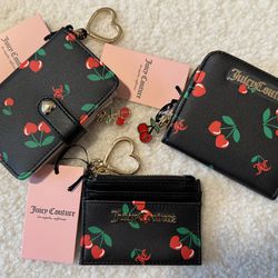 Juicy Couture Cherry Wallet Set 