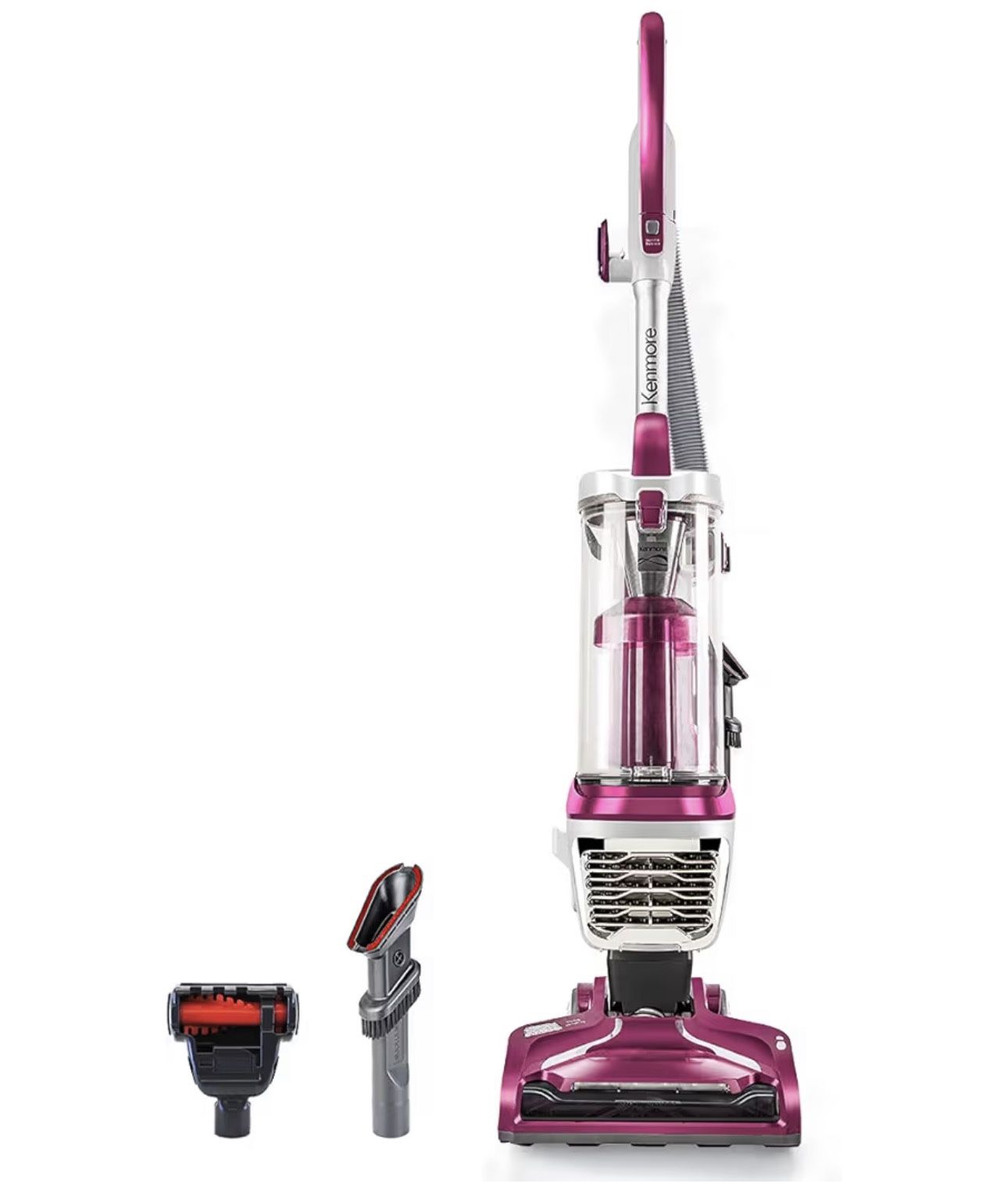 Kenmore DU5092 Bagless Upright Vacuum Lift-Up Carpet Vacuum Cleaner 2-Motor Power Suction with Hair Eliminator Brushroll, Pet Handi-Mate, 2L, Wine W/L